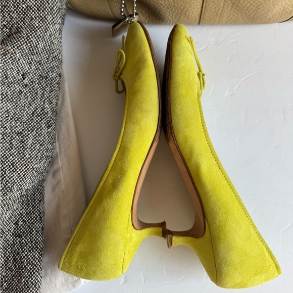 PRIORI Lime Green Suede Kitten Heels - Picture 8 of 15